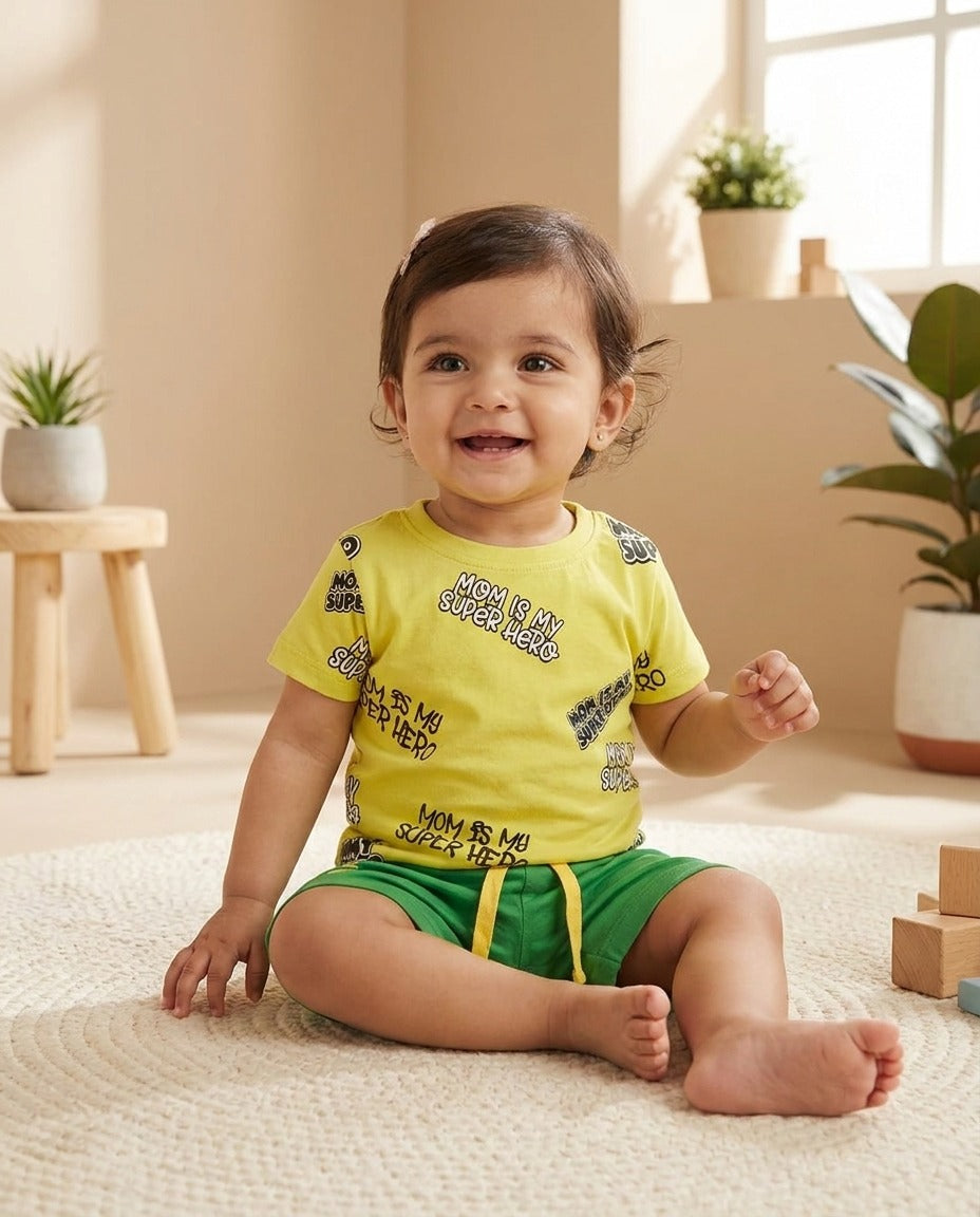 Baby Girl Pair - Shorts & Shirt
