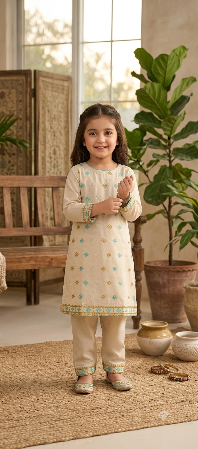 Mint girl dress
