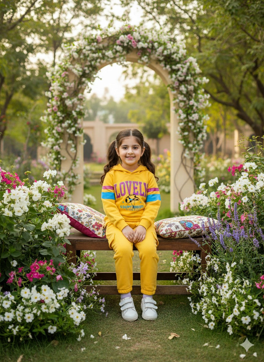 Baby Toss Girls Hood Pair