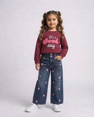 Baby toss girls sweatshirt