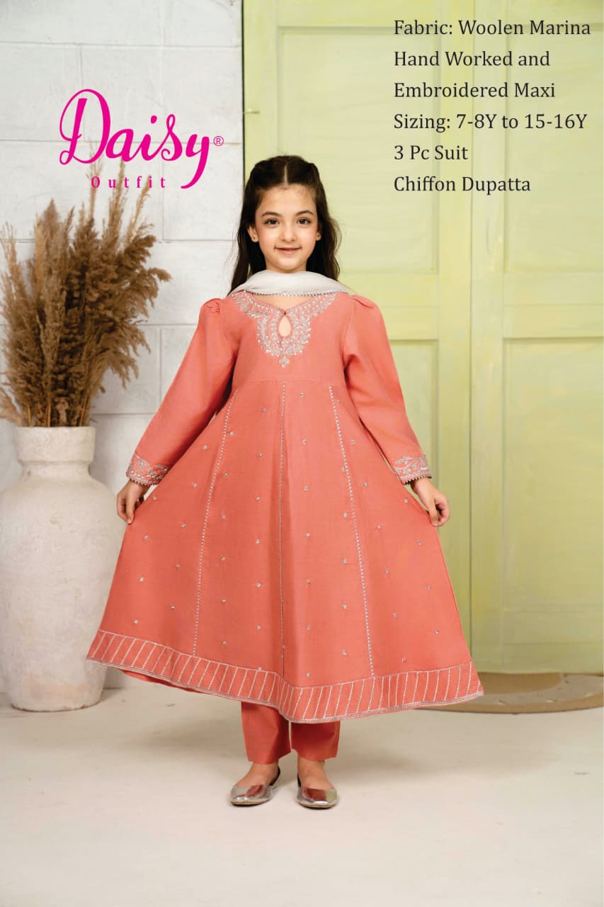 Daisy long frock (3pc)