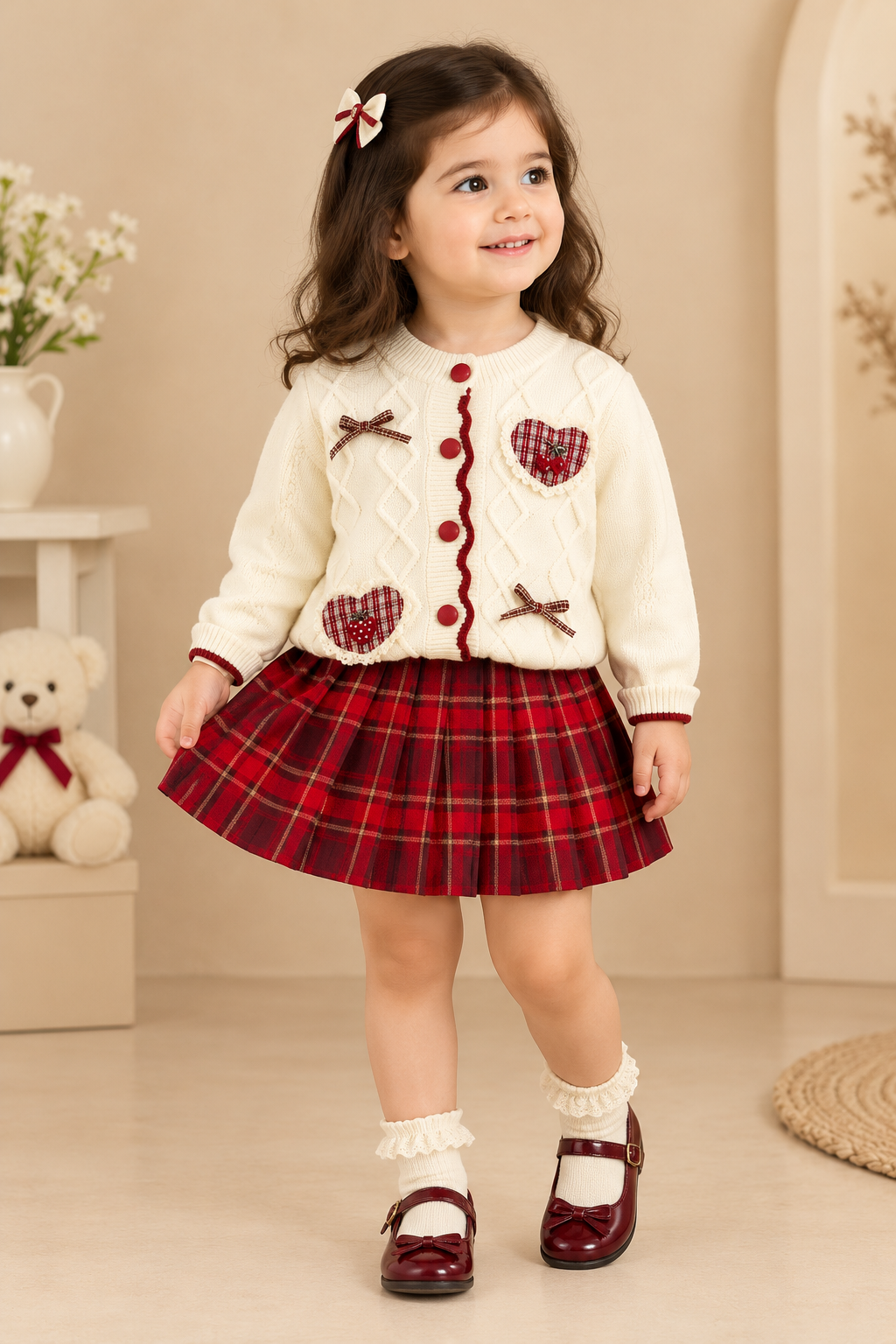 Girls skirt pair(woollen)
