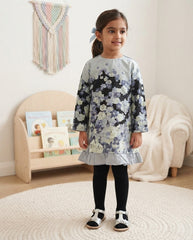 MAK pret girl Kurti grey black (shoot)