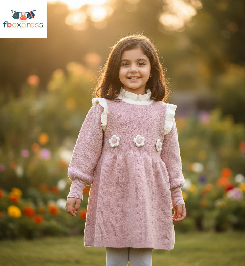 Girls woolen Frock