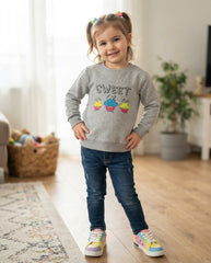 Petrol Sweatshirt For Girls