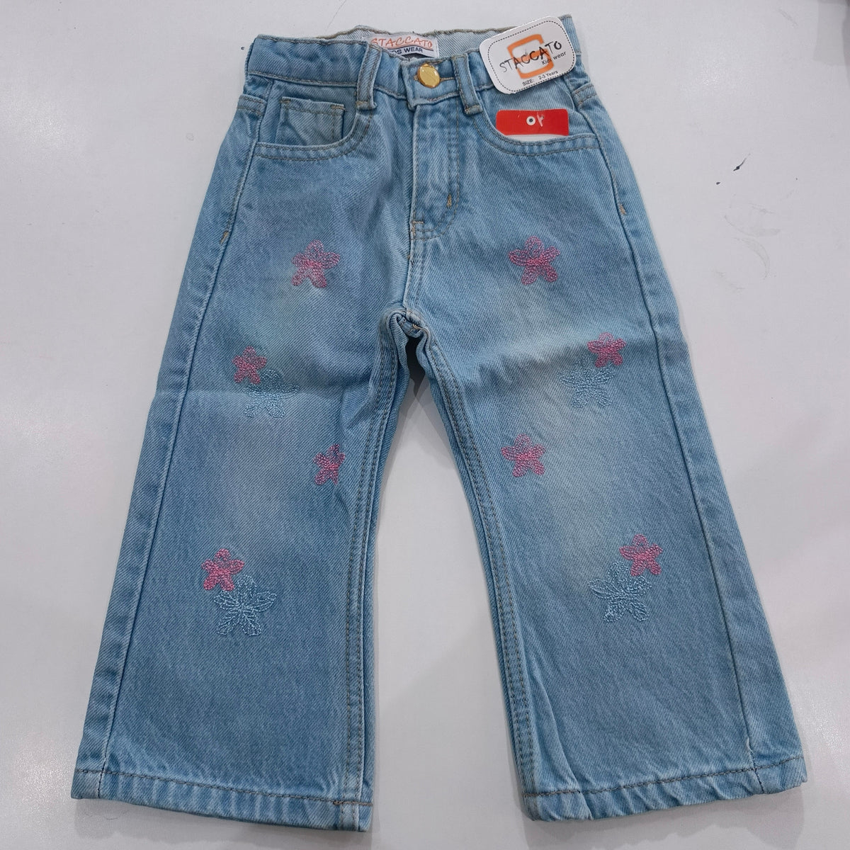 Girls Embroidered Pants