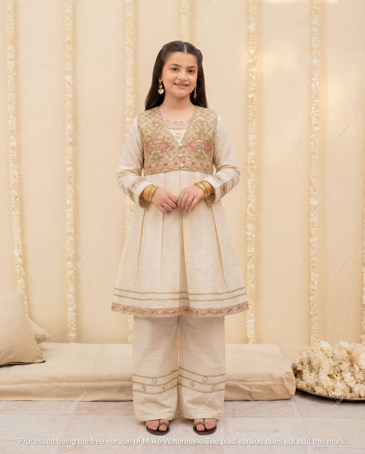 Girls Eid Special Koti Dress