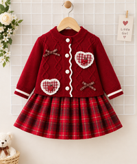 Girls skirt pair(woollen)