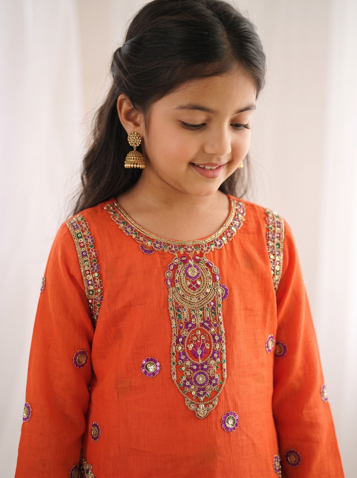 Al qaswa - 3pc girls dress