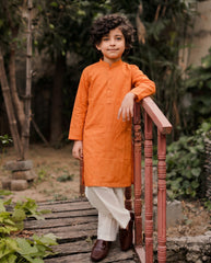 Boys Kurta - Orange