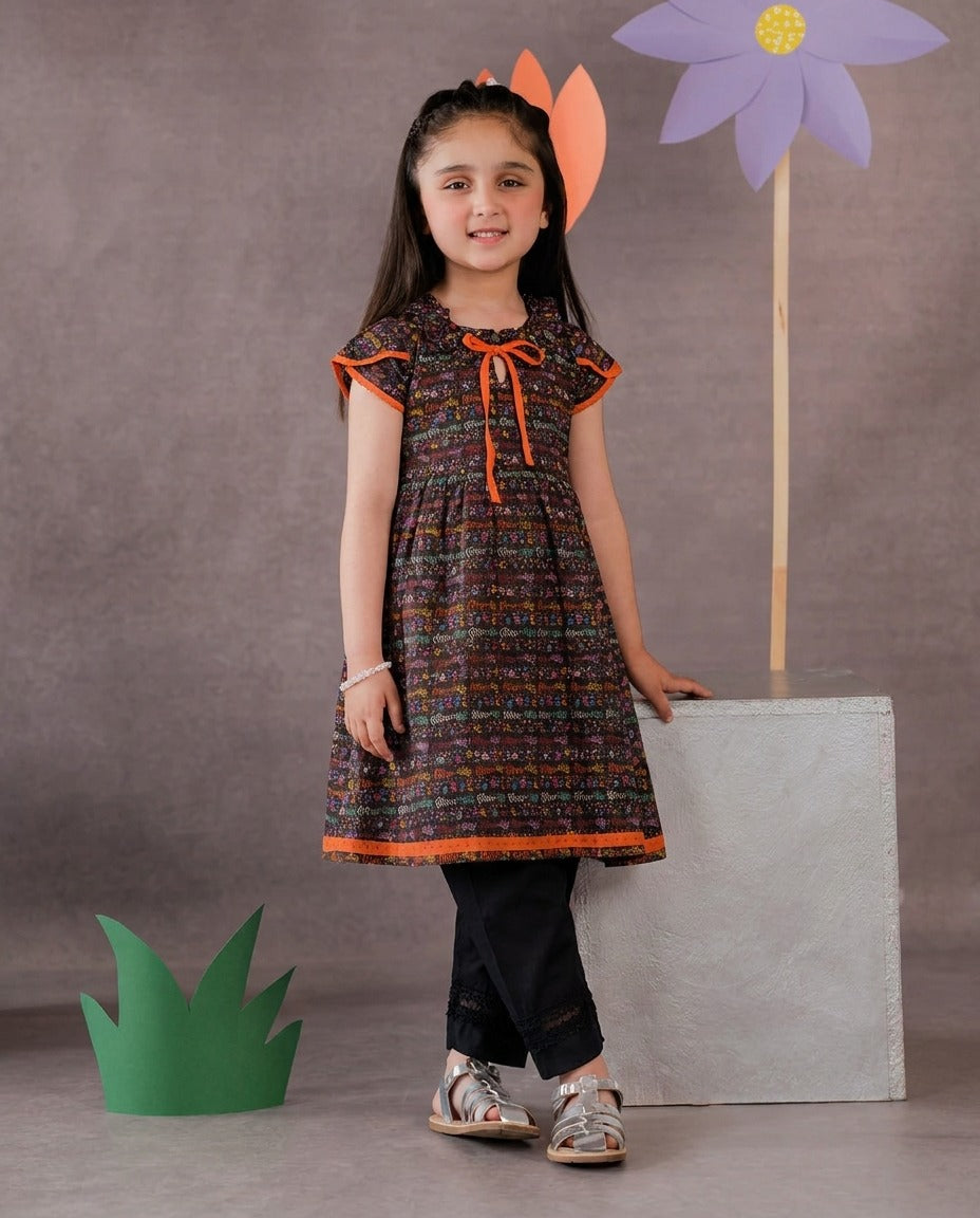 Girls Zellbury Kurti with Tights