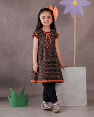 Girls Zellbury Kurti with Tights