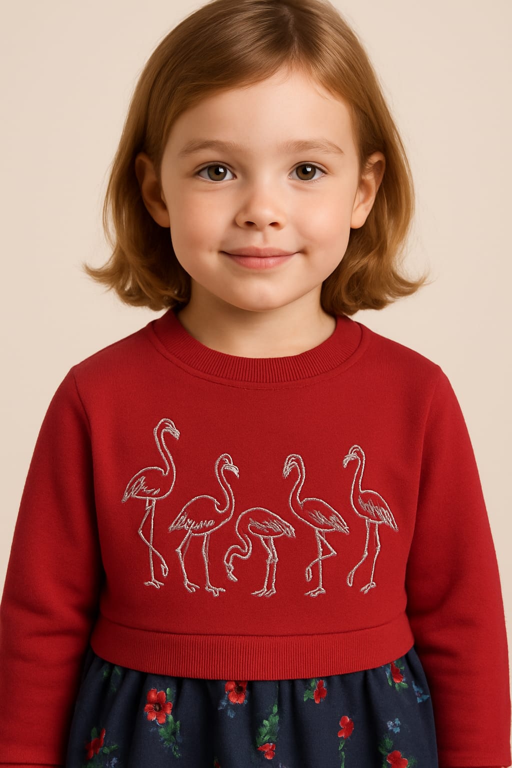 Lilly Girls Fleece Top