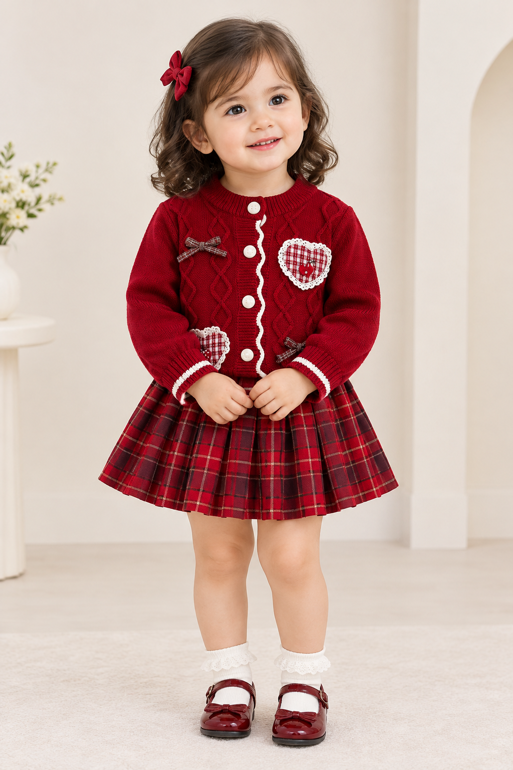 Girls skirt pair(woollen)