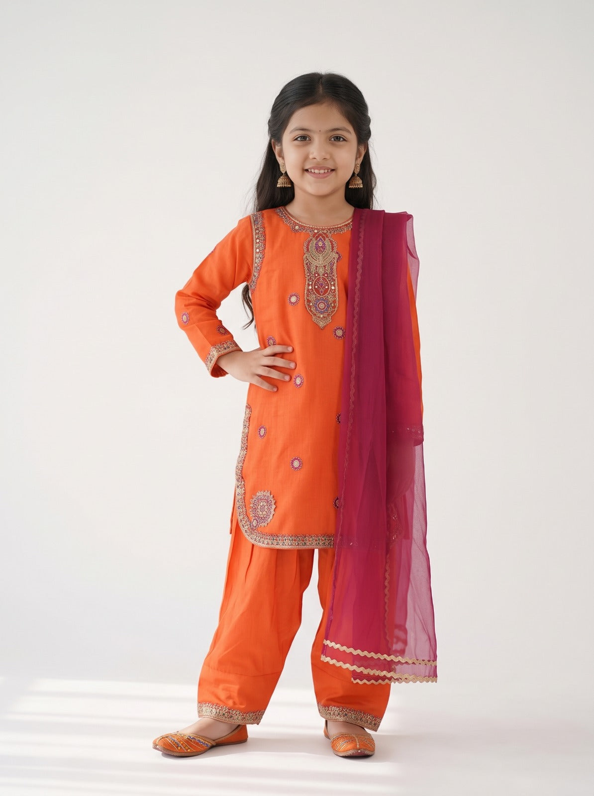 Al qaswa - 3pc girls dress