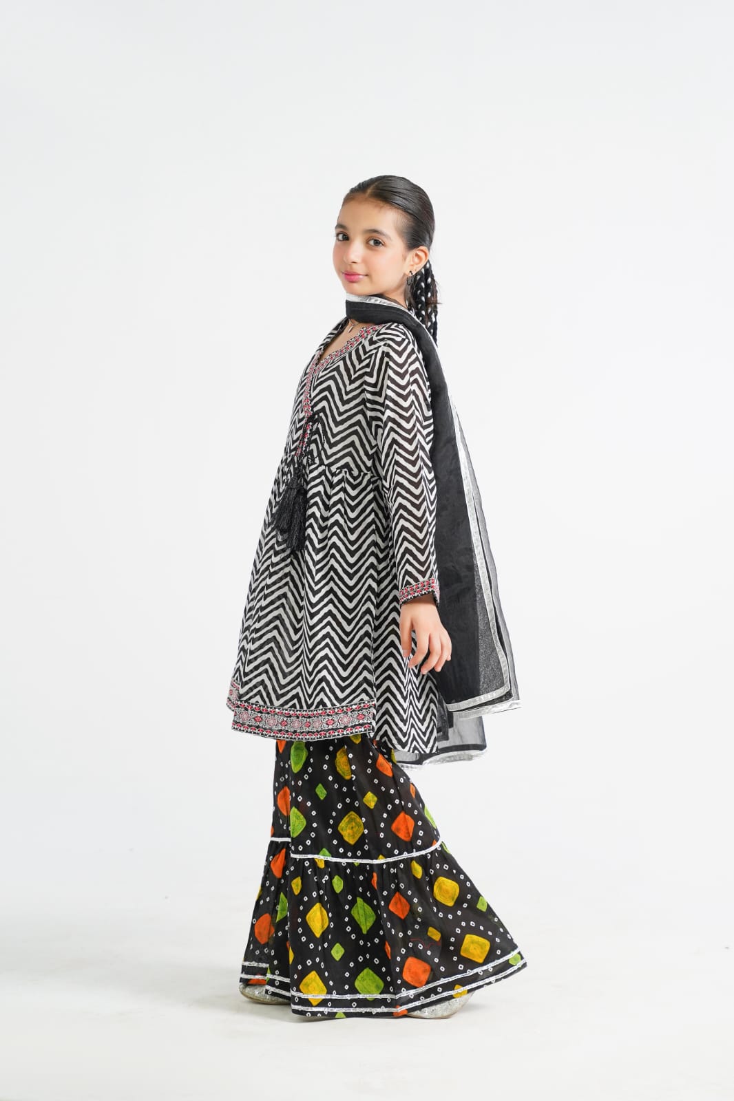 Lily - Chunri Ghrara Dress
