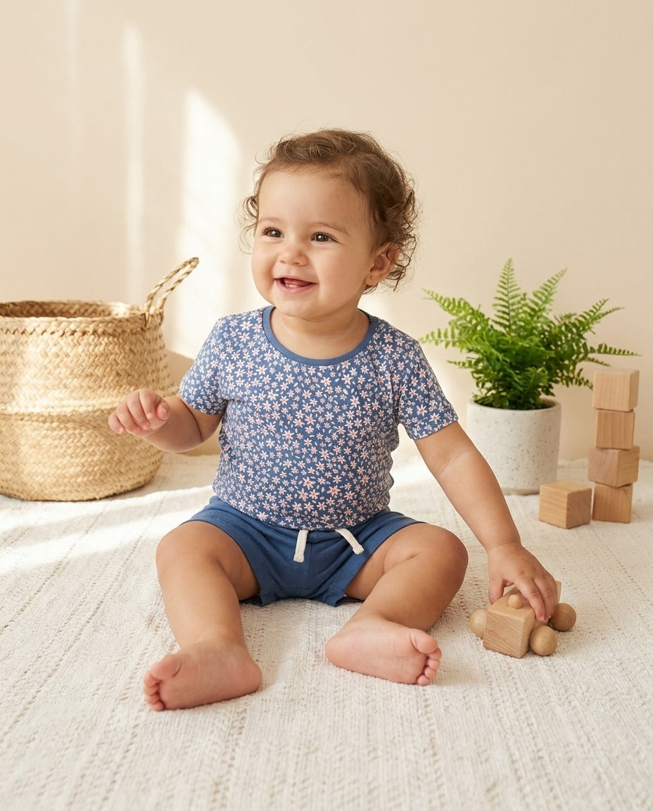 Baby Girl Pair - Shorts & Shirt