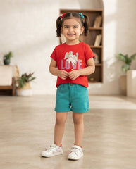 Girl pair with shorts (2to3yr)