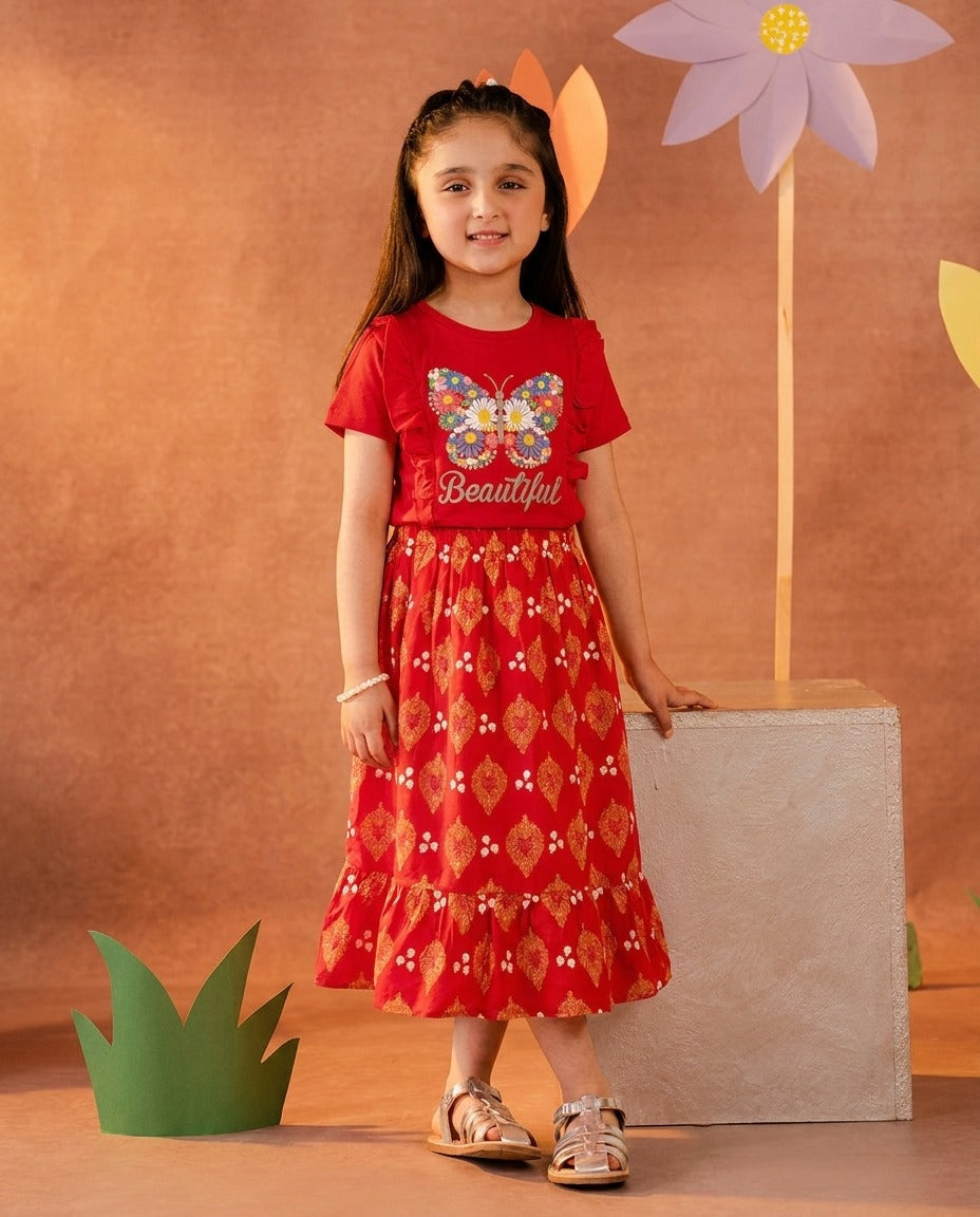 Minnie Minors - Girls Skirt Pair